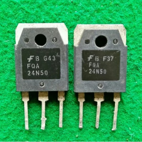5pcs FQA24N50 MOSFET Transistors – TO-3P Package, N-Channel, 500V 24A