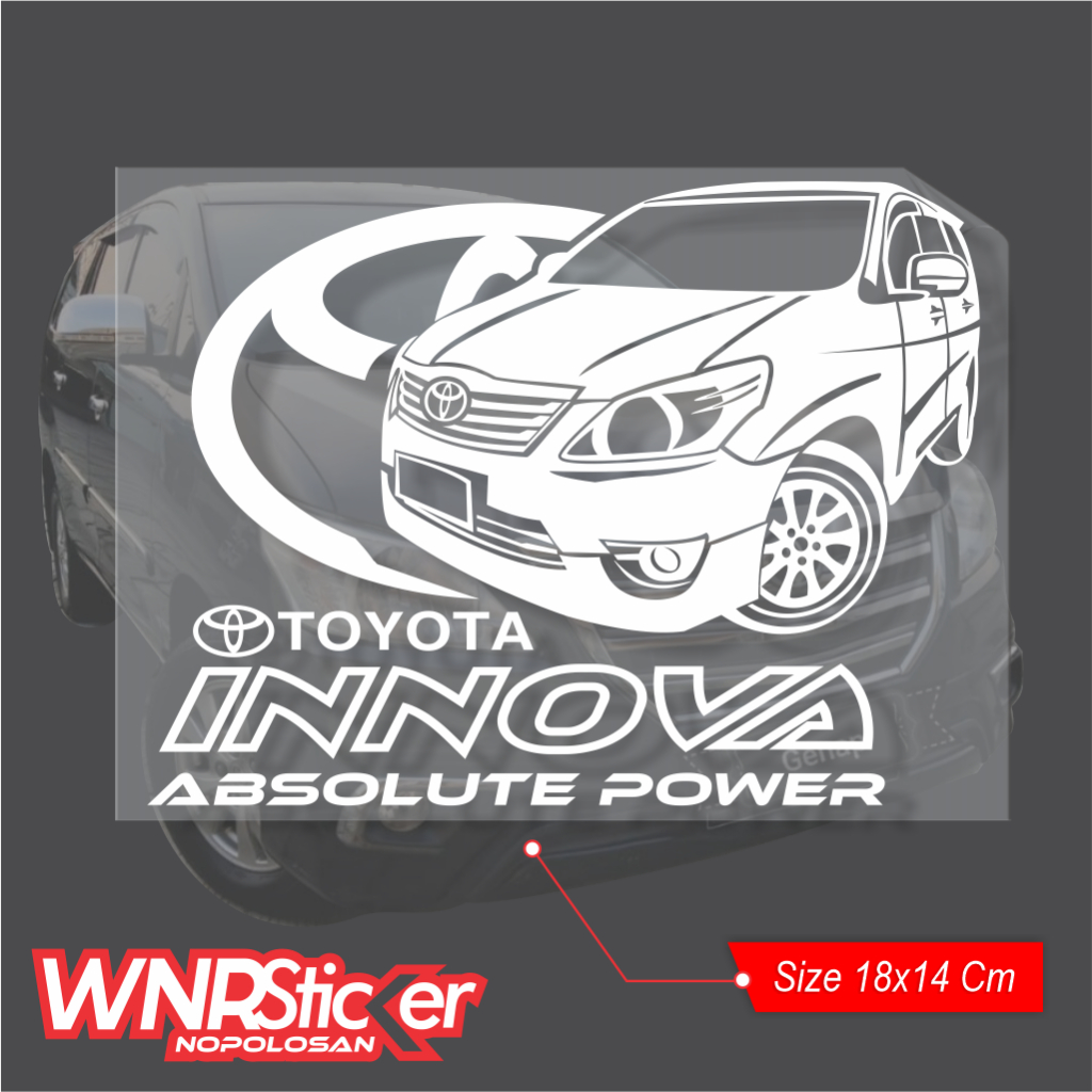 สติ ๊ กเกอร ์ รูปแบบโตโยต ้ า INNOVA 2012 รุ ่ นล ่ าสุด | Shopee Thailand