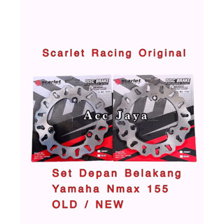 แผ่นดิสก์ Scarlet Racing Original - Disc Set Front Rear PnP Yamaha Nmax 155 OLD / NEW