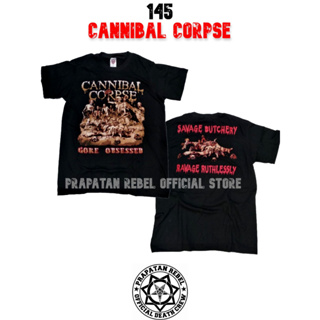 Kaos CANNIBAL CORPSE/Kaos Oblong Buitlup Metal Punk Rock Original PURITAN โดย PRAPATAN REBEL