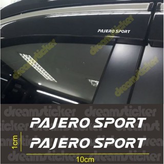 สติกเกอร์ตัดรางน้ํา สําหรับตกแต่งรถยนต์ Pajero Sport