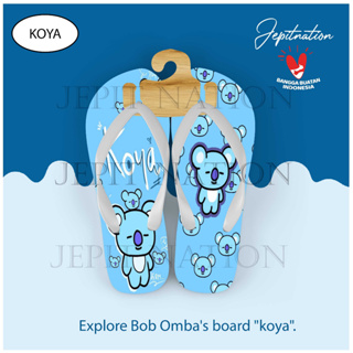 [Flip Flops] Koya Bt21 รองเท้าแตะชายหาด ฟองน้ํา ไม่ใช่ยาง ลําลอง สําหรับผู้ชาย ผู้หญิง ผู้ใหญ่ เด็กวัยหัดเดิน
