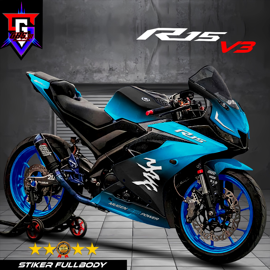 R15 V3 Decal สติกเกอร์รูปลอกรถจักรยานยนต์ R15 V3 สติกเกอร์ Yamaha R15 ...