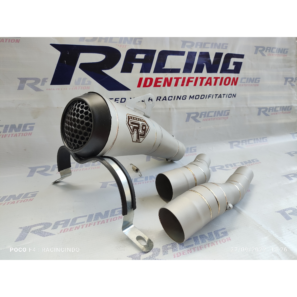 สลิปออนท่อไอเสีย racing r9 gp series ผ้าพันคอปุ่ม cb 150 r cbr facelift ...