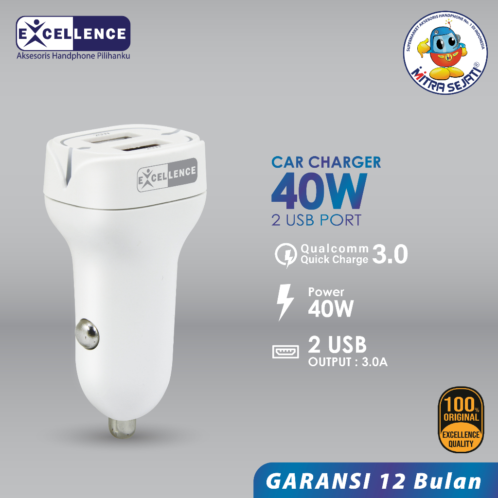 Excellence Car Charger Razor 40W | Shopee Thailand