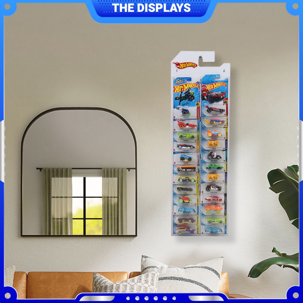 Hotwheels Display Rack บรรจุวัสดุ PVC Board 24 วัสดุ | Shopee Thailand