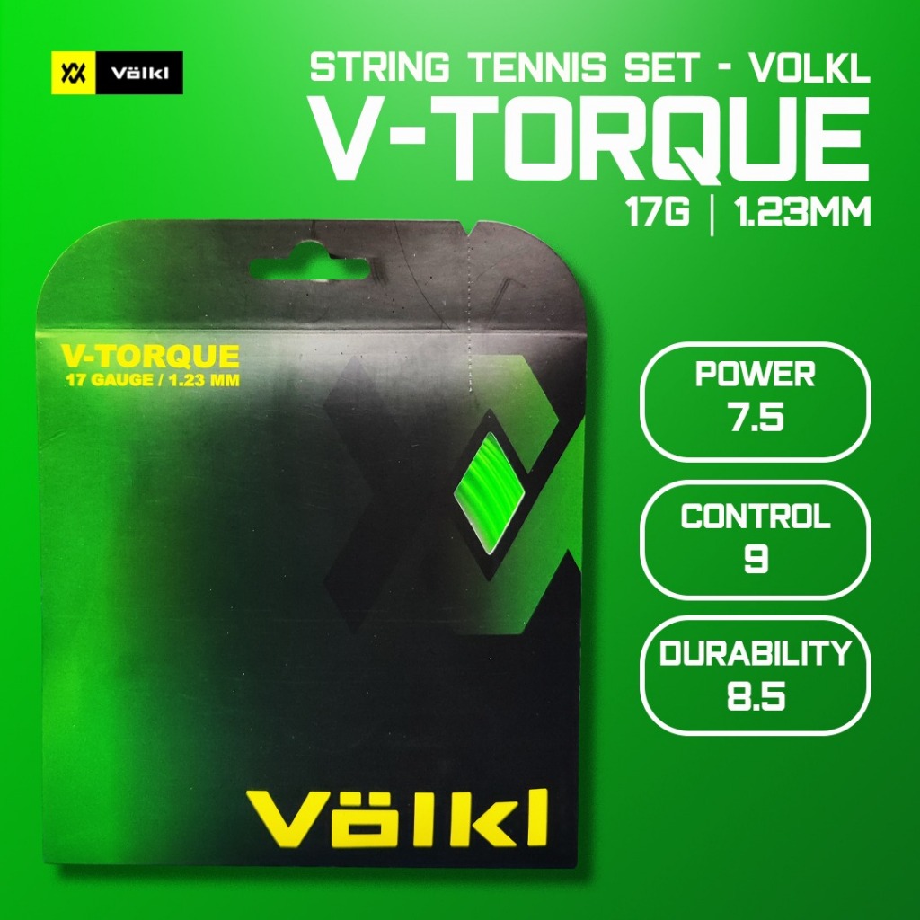 ชุดสายเทนนิส Volkl V Torque 17 Gauge 1.23MM Original | Shopee Thailand