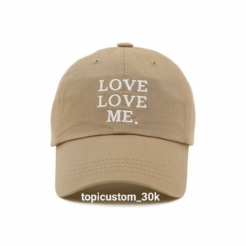 หมวกเบสบอล LOVE LOVE ME Premium | Shopee Thailand