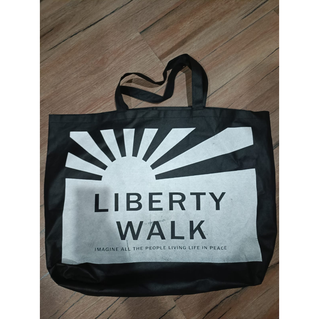 Liberty Walk LBWK Rising Sun Big Tote Bag สีดํา ต้นฉบับญี่ปุ่น | Shopee ...