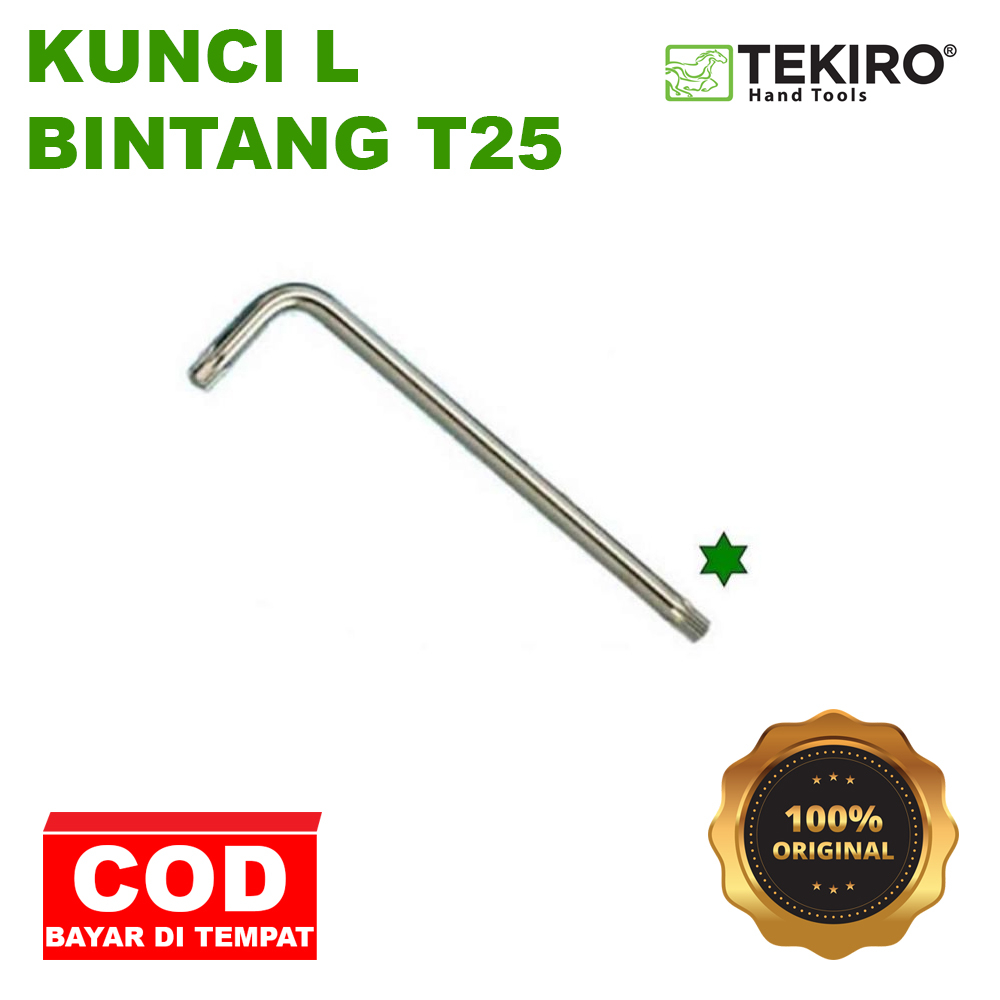 TEKIRO Original T25 Star L Key / Torx Key T25 | Shopee Thailand