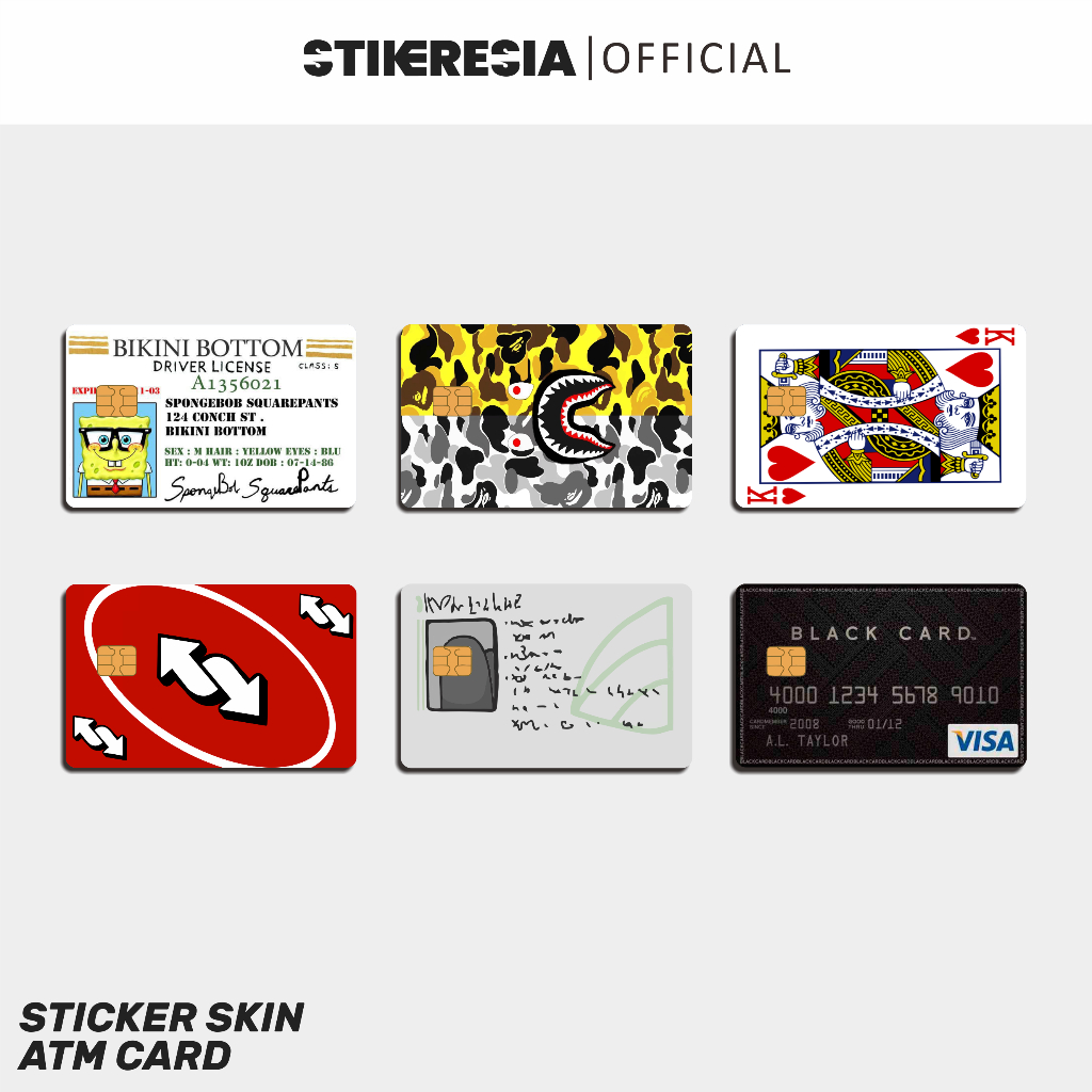 Second Catalog ATM Sticker - สติ๊กเกอร์การ์ด ATM ไวนิล Emoney Flazz ...
