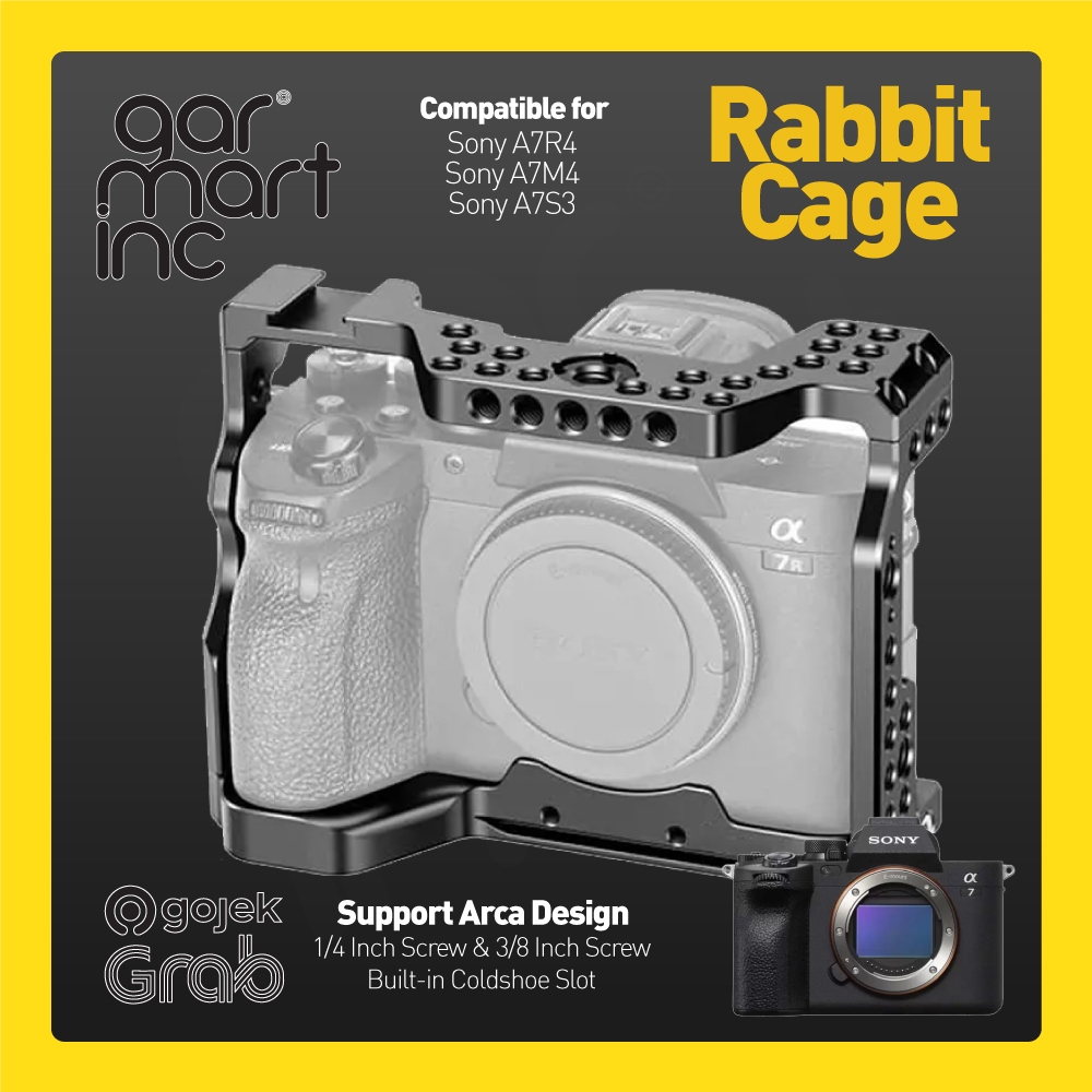 Grc-a7m4 กรง Rig สําหรับ Sony A7R4 A7M4 A7S3 A7IV แผ่น CNC อลูมิเนียม ...