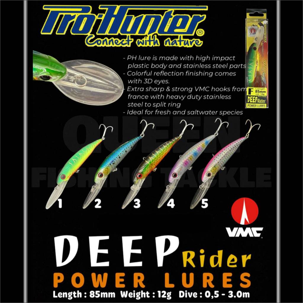 โปร HUNTER DEEP RIDER LURE | Shopee Thailand