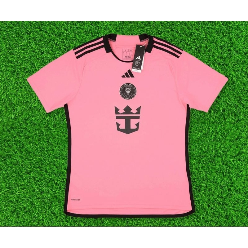 เสื้อกีฬาแขนสั้น ลายทีม Jersey Grade Ori Inter Miami Home 2024 2025