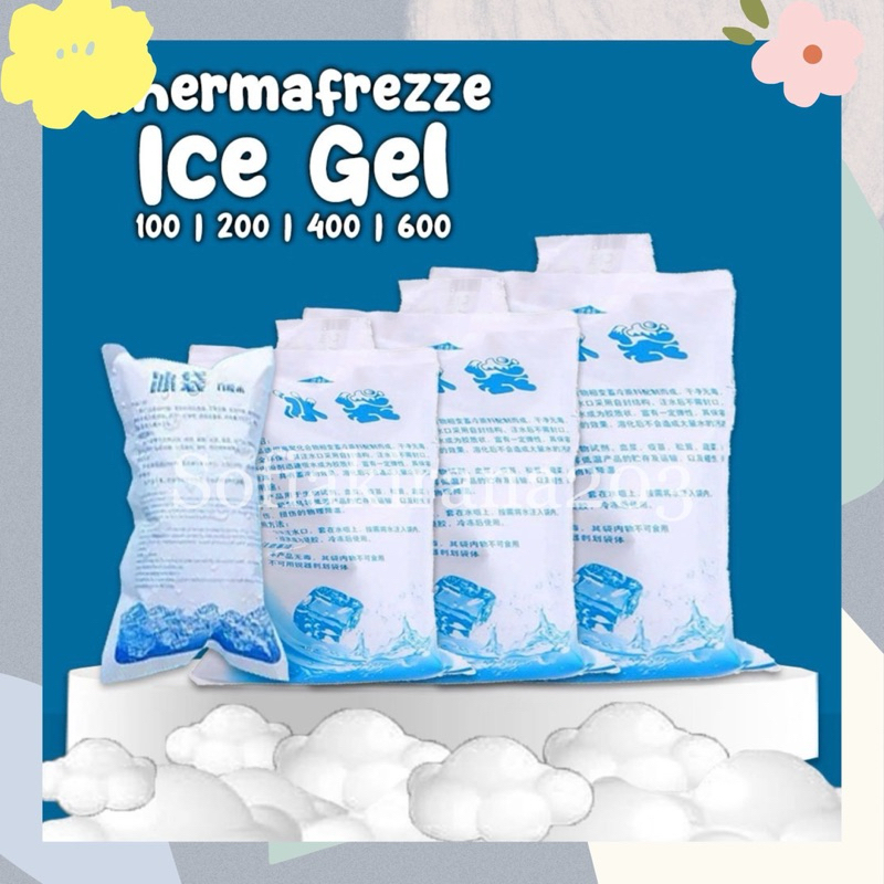 Thermafreeze Ice Gel / Ice Pack Sheet Pack Bag 100 200 400 ML Cooler ...