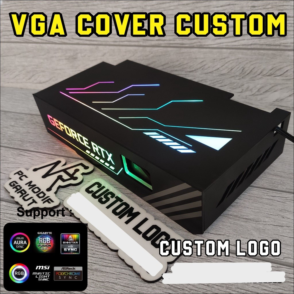 Vga BACKDROP ฝาครอบ led โลโก้ rgb แบบกําหนดเองด้านบนและด้านข้าง ...