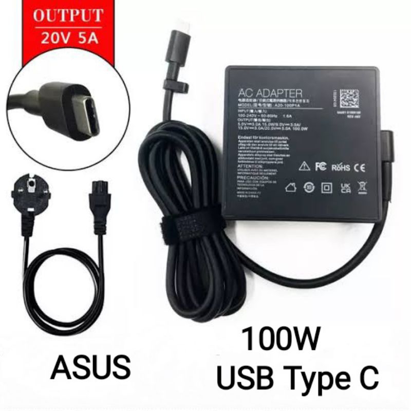 ASUS ROG Flow X13 GV301 Z13 A20-100P1A 20V 5A 100W Type-C อะแดปเตอร์ ...