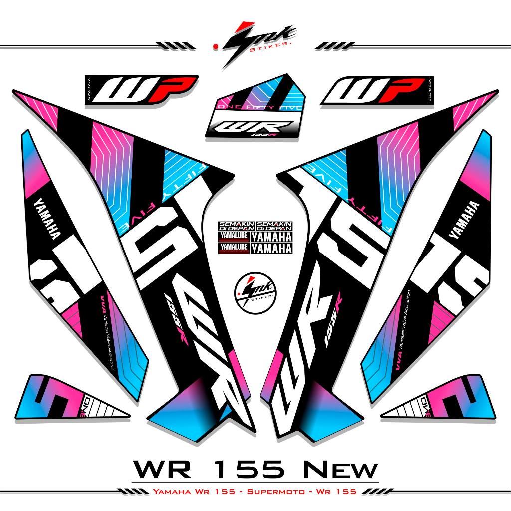 Yamaha WR 155 New List Body Striping WR155 สติ๊กเกอร์ Variation Yamaha ...