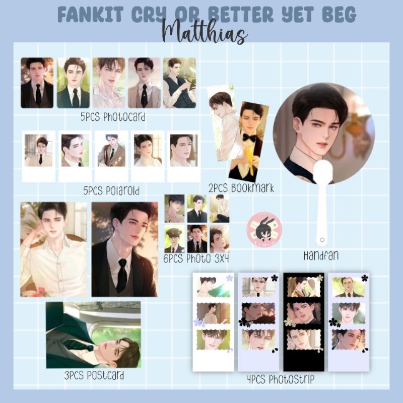 Fankit webtoon Cry Or Better Yet Beg Shopee Thailand