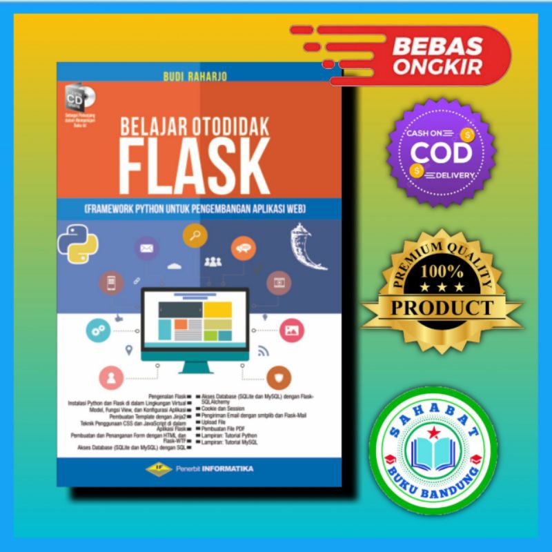 Flask+cd FRAMEWORK หนังสือศึกษา PYTHON สําหรับการพัฒนาแอปพลิเคชั่น WEB