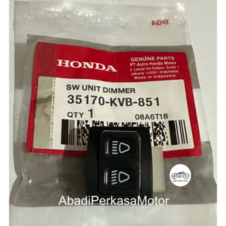 Tombol ปุ่มหรี่ไฟ 2 จุด Honda Vario คาร์บูเรเตอร์ Beat คาร์บูเรเตอร์ Supra Fit Lama (KVB)