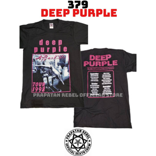 เสื้อยืด แขนสั้น พิมพ์ลาย Metal DEEP PURPLE Builtup Rock Punk Metal Original PRAPATAN REBEL