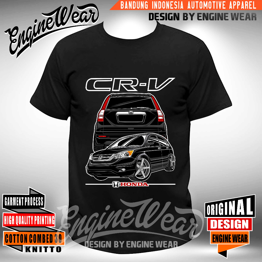 เสื้อยืด-ลายรถยนต์-honda-crv-gen3-jdm-fbck-crv-gen3