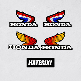 สติกเกอร์โลโก้ Honda 1989 Tricolor Hatesix