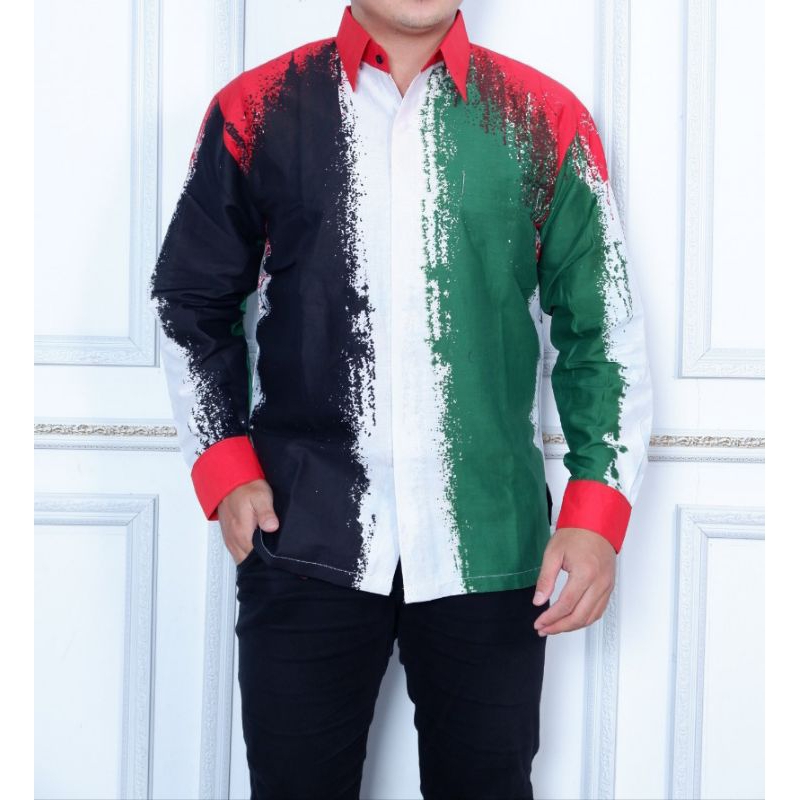 kemeja-katun-knight-palestine-เสื้อเชิ้ต-ผ้าฝ้าย-พรีเมี่ยม-สําหรับผู้ชาย