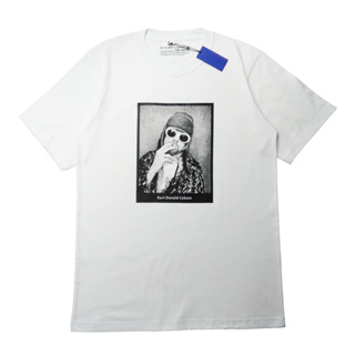 Kurt Cobain เสื้อยืดสูบบุหรี่ | สีเทา