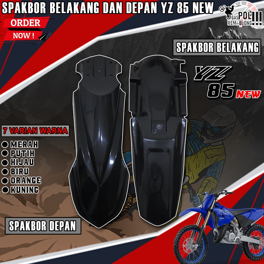 FRONT REAR FENDER SET YZ 85 YZ85 ใหม่ 2016 MOTORCROSS TRAIL SUPERMOTO ...