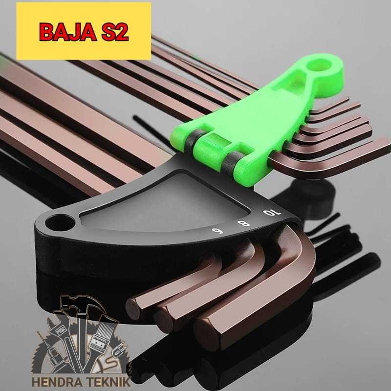 L KEY SET LONG S2 KEY L STEEL ยาวพิเศษ HEX TORX L KEY 6 STAR | Shopee ...