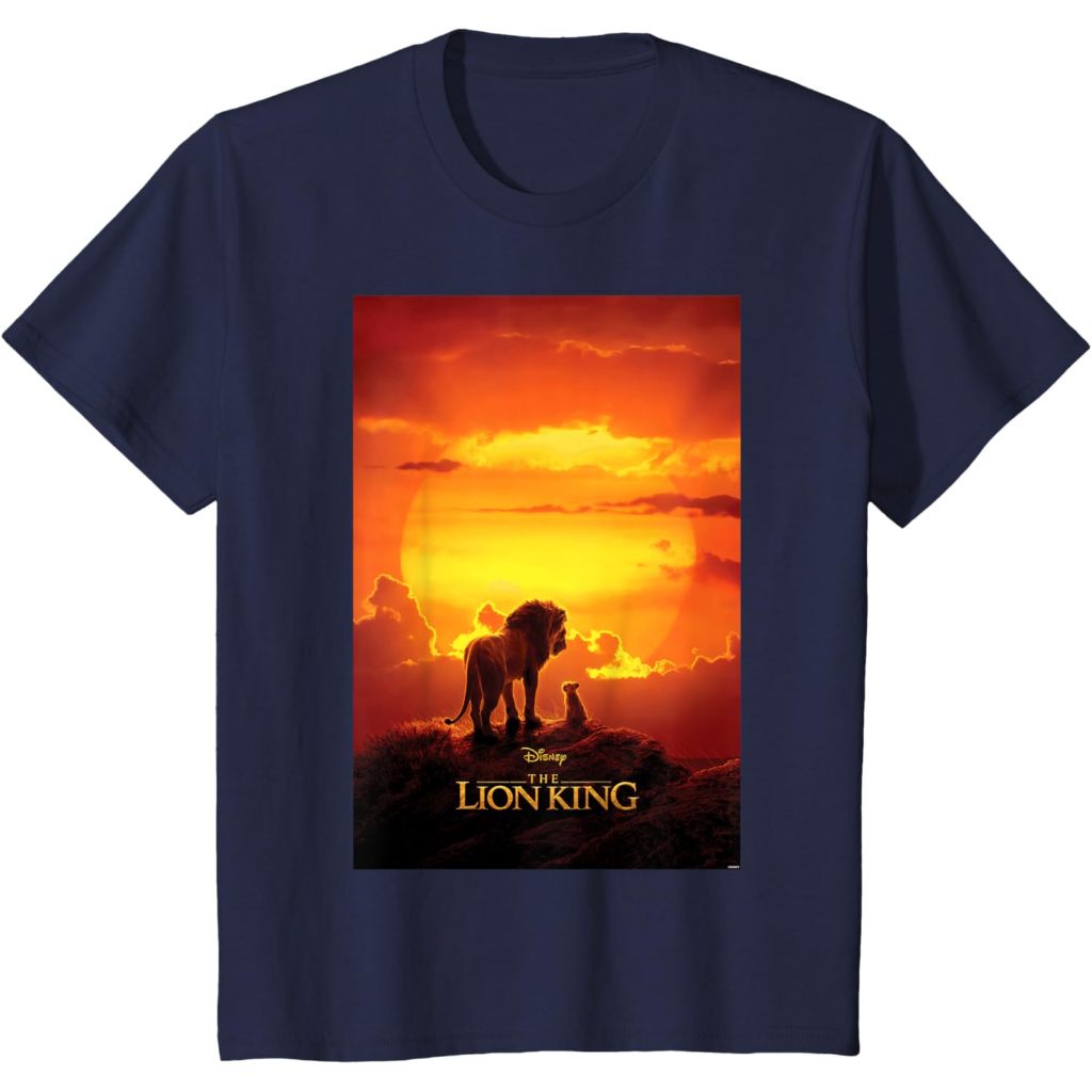 เสื้อยืดเด็ก Disney The Lion King Live Action Mufasa Simba Sunset ...