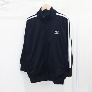 Putih HITAM Adidas เสื้อแจ็กเก็ต มีซิป พรีเมี่ยม สีดํา สีขาว สําหรับผู้ชาย ผู้หญิง ไซซ์ M L XL XXL