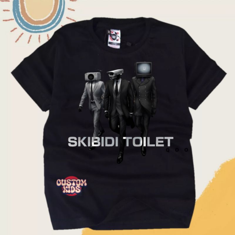 เสื้อยืด-พิมพ์ลาย-titan-army-toilet-skibidi-สําหรับเด็ก