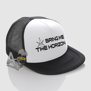 Distro Net Trucker Snapback Hat - BMTH Bring Me The Horizon Hat PREMIUM ใหม่ หมวกวงโลโก้