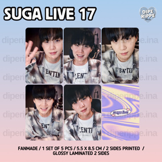 การ์ดรูปภาพ Bts SUGA YOONGI AGUSTD LIVE