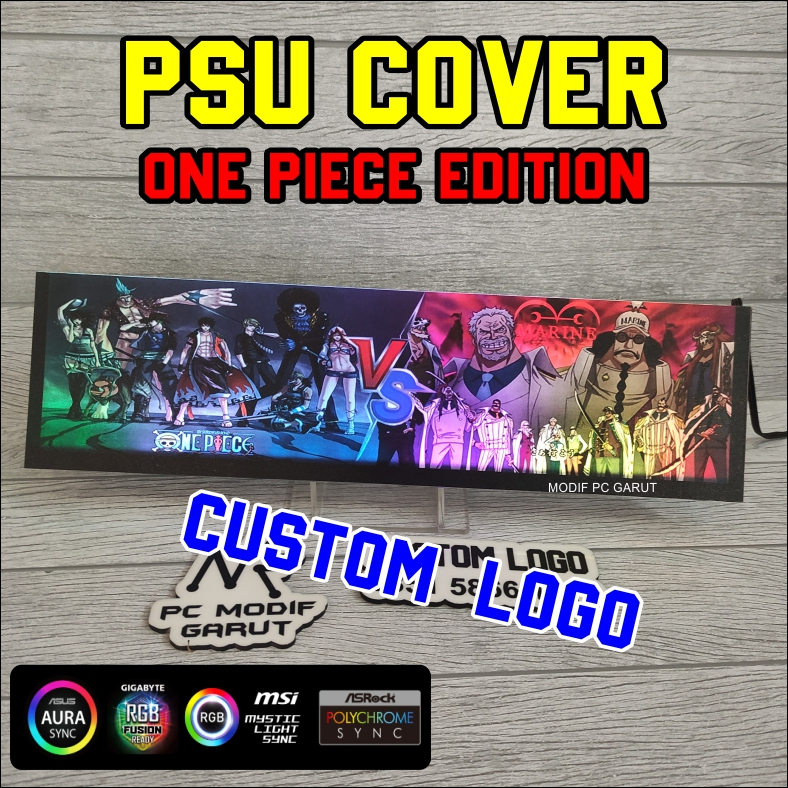 Psu COVER LED RGB ONE PIECE EDITION โลโก ้ ที ่ กําหนดเองภาพที ่ กําหนด ...