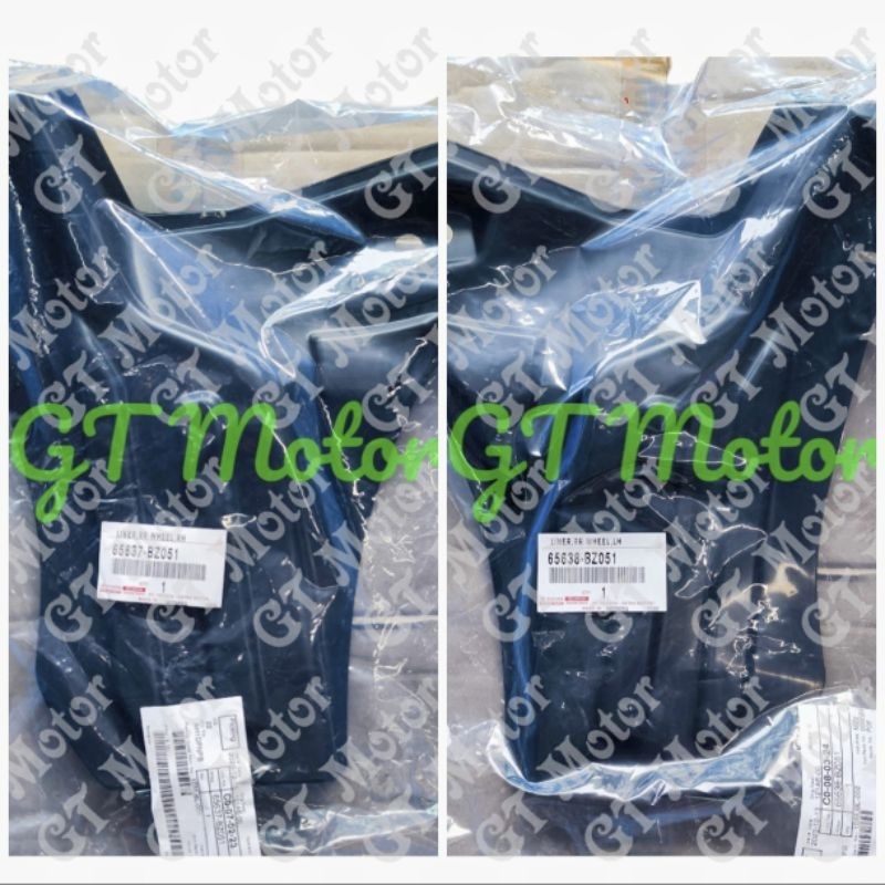 65637-bz051 66538-bz051 ซับล้อหลังซับบังโคลนด้านในด้านหลังขวาซ้าย ...
