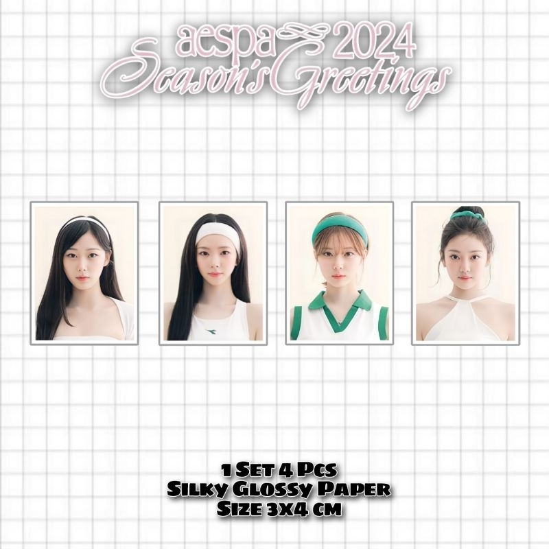รูปภาพพาสปอร์ต Aespa Season Greeting 2024 1 ชุด Shopee Thailand