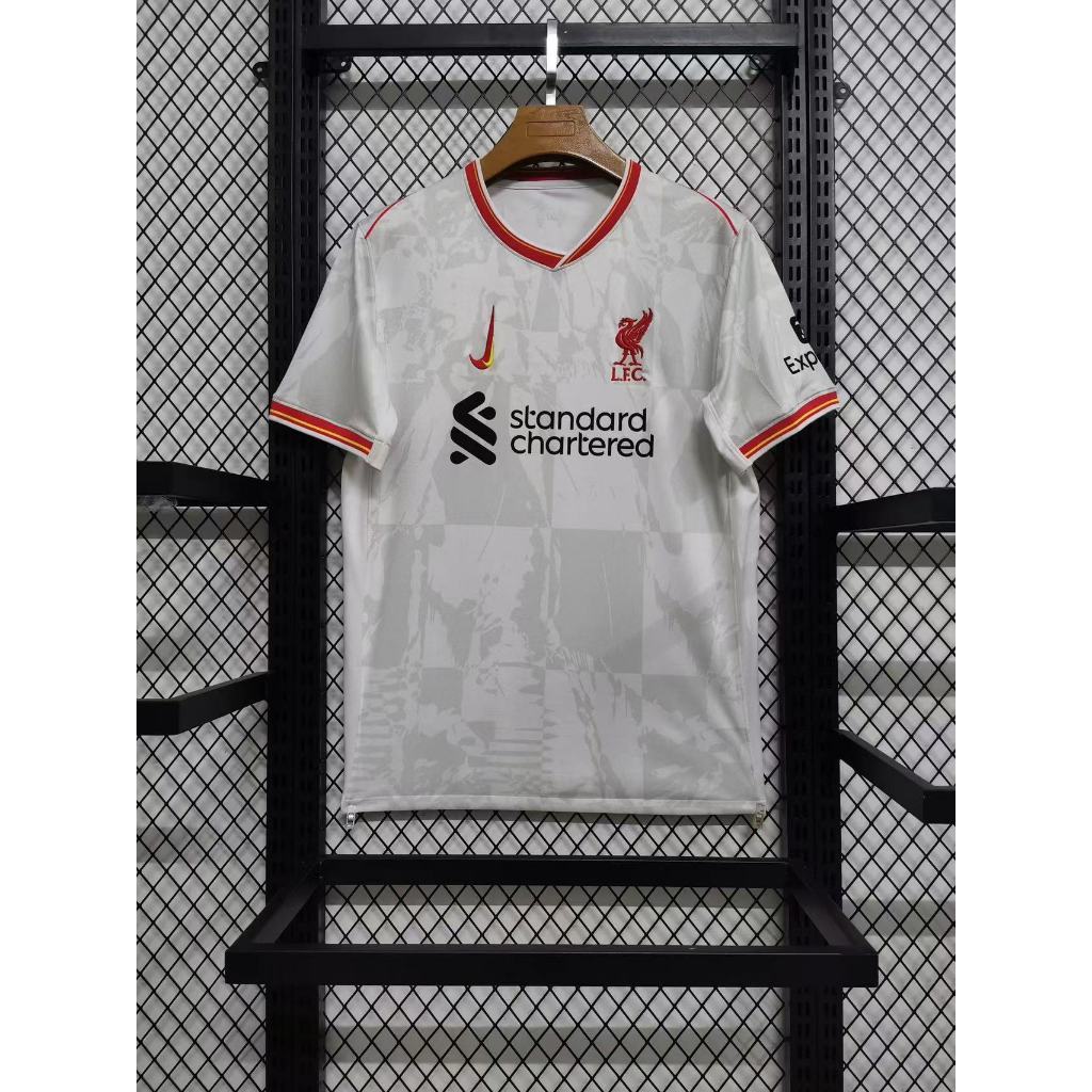 เสื้อกีฬาแขนสั้น ลายทีมชาติฟุตบอล Ori Liverpooll 3rd 2024/2025 New