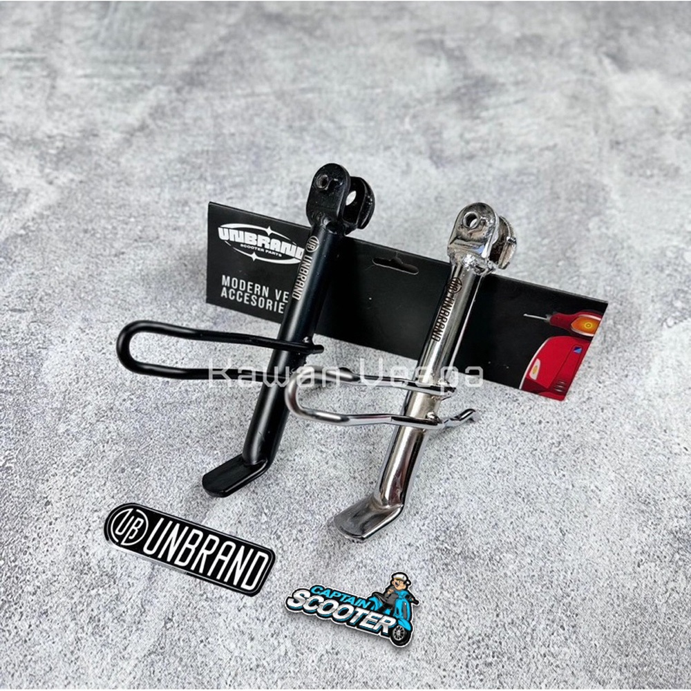 Repose-pieds Moto Pliant – Compatible Vespa, Spring, Primavera, Couleur Noir Aluminium - 3
