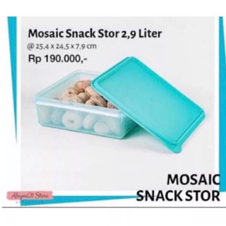 Tupperware Original SNACKSTOR กล่องใส่เค้ก