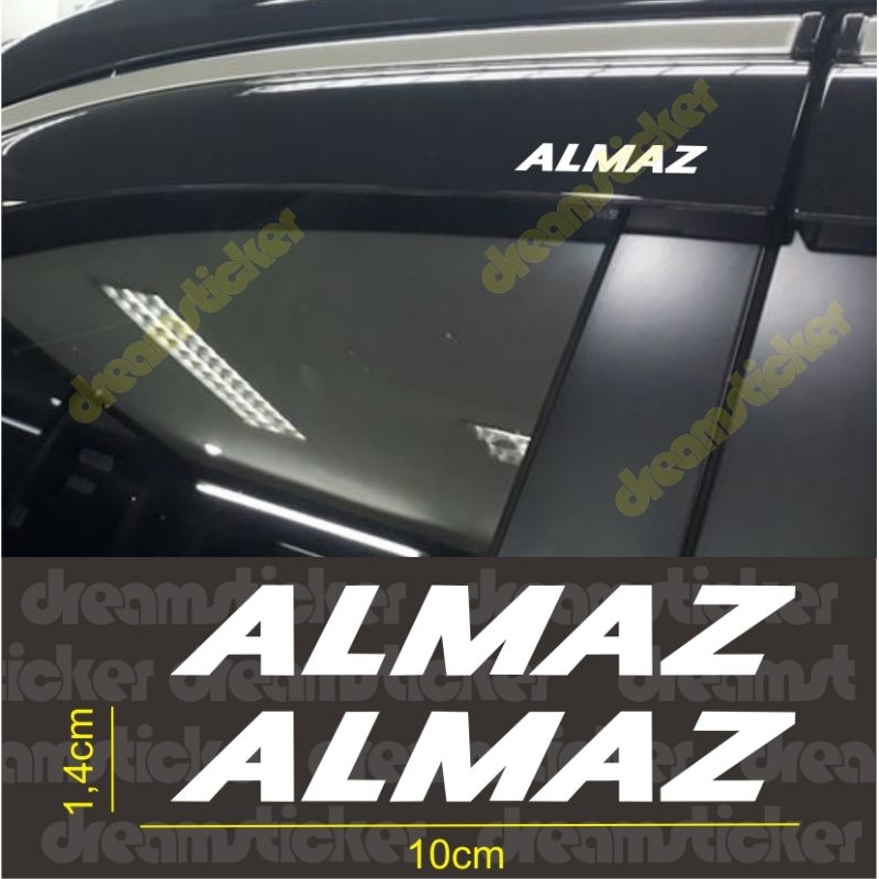 สติกเกอร์ติดรถยนต์-ลายรางน้ํา-wuling-almaz