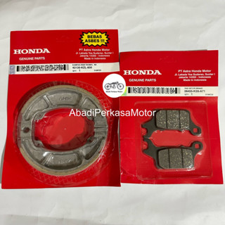 ผ้าเบรกหน้า และหลัง สําหรับ Honda Vario 150K 59 KZL