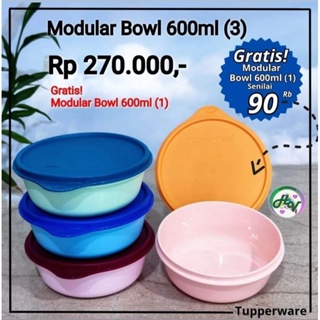 Cen Tupperware ชามทัปเปอร์แวร์ 600 มล. (4)