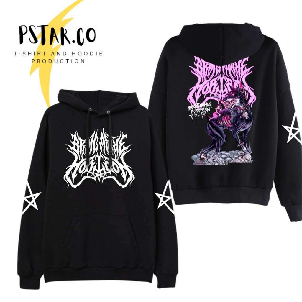 Bring Me The Horizon Post Human Tour Merch 2023 เสื้อแจ็คเก็ตมีฮู้ด ...