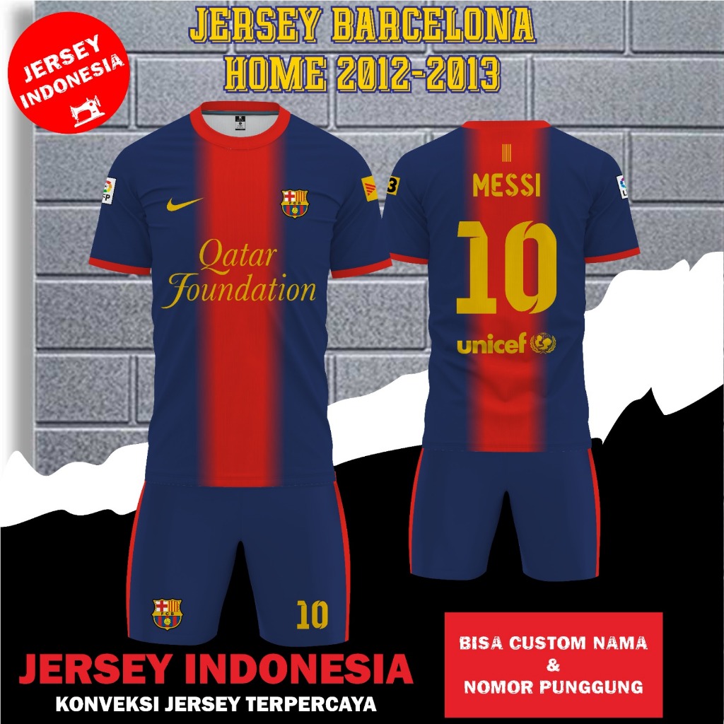 Maillot FC Barcelone Iniesta 2012/2013 - Version Joueur, Porté En Match, Taille M, Nike
