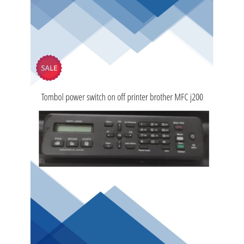 Tombol Brother MFC j200 สวิตช์เปิดปิดเครื่องพิมพ์ | Shopee Thailand