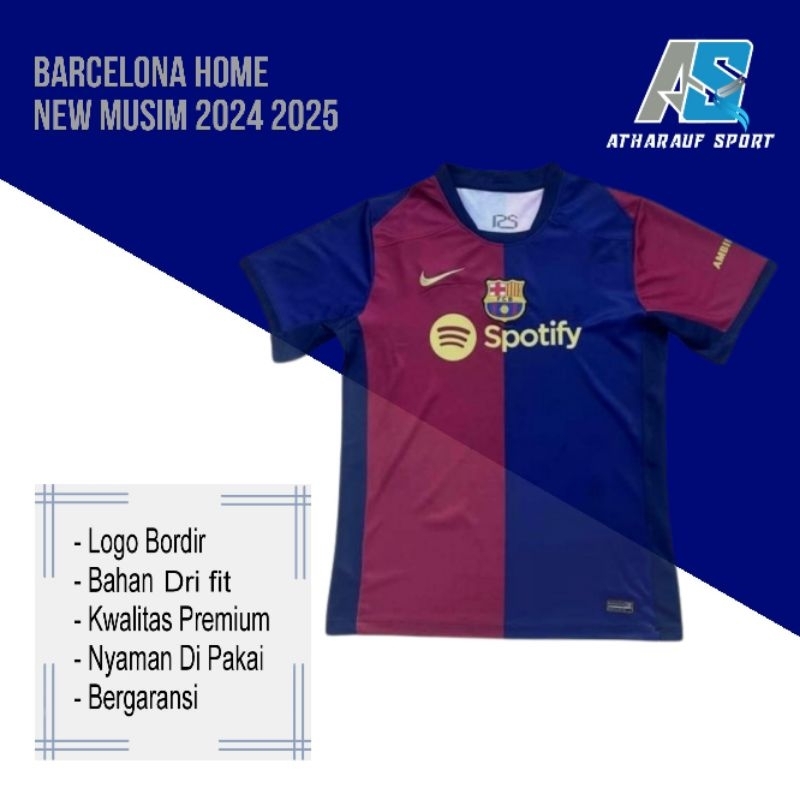 [PREMIUM ] New BARCELONA HOME Football JERSEY 2024 2025 GRADEORI BARCA